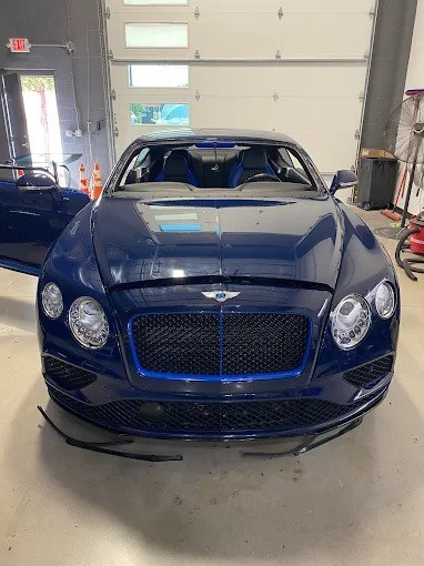 Bentley Continental GT windshield replacement at JRD Windshield Repair in Round Rock